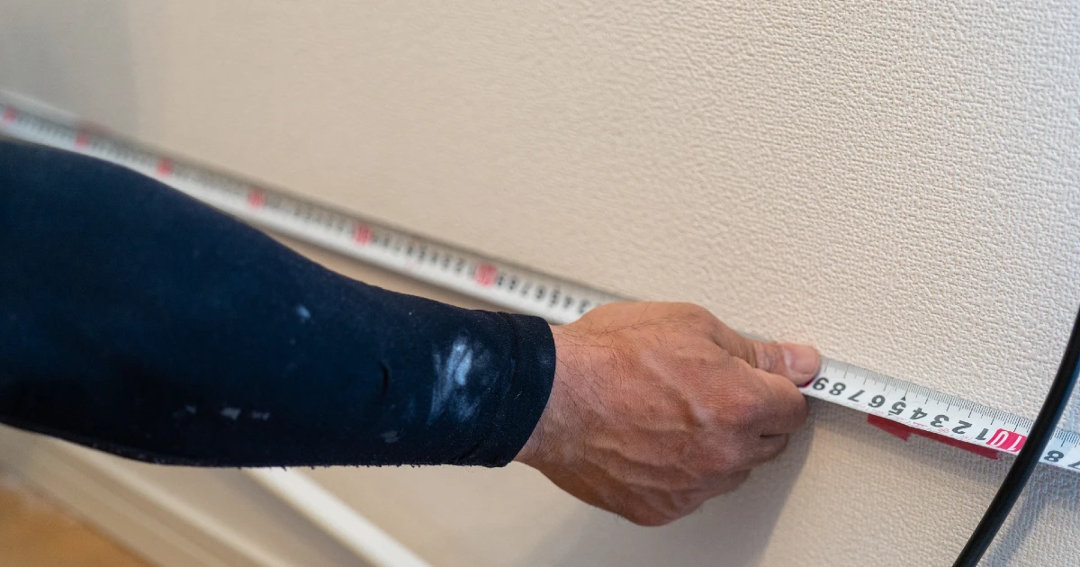 広さ別の壁紙張り替え費用目安です。