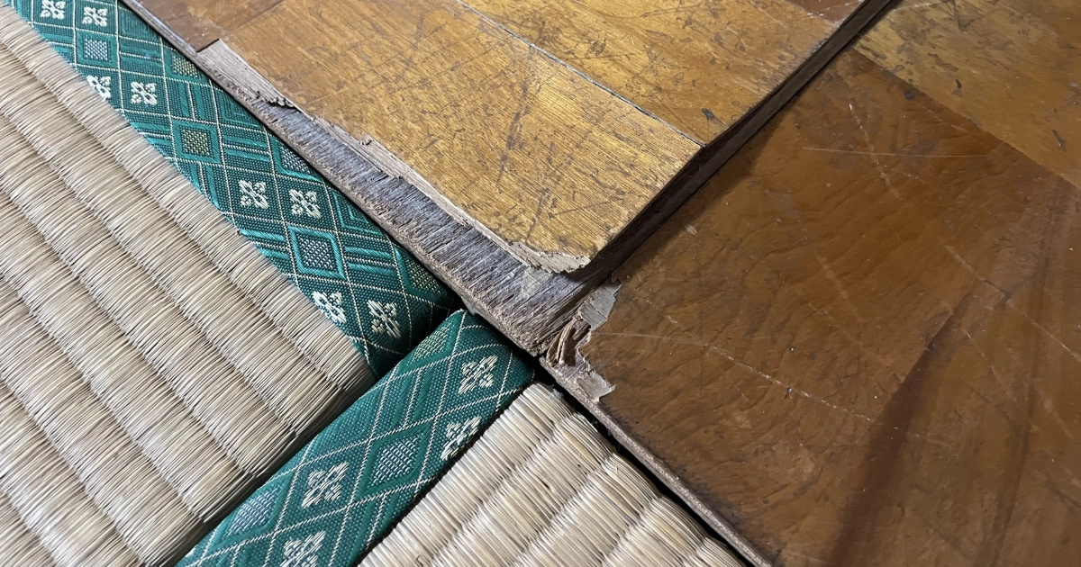 経年劣化と借主負担の違いについての比較表です。