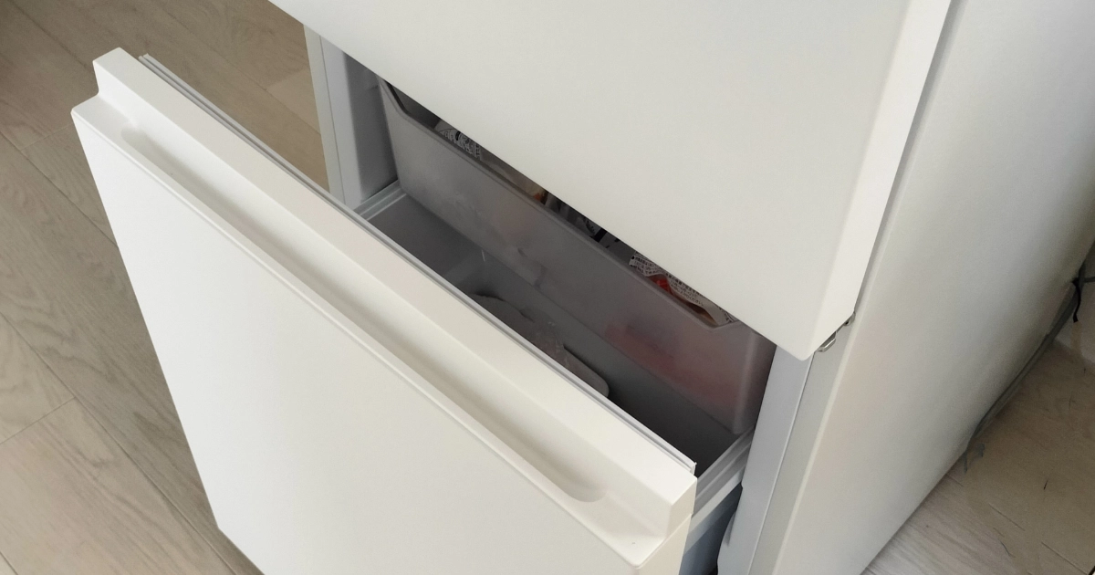 賃貸物件に設置された冷蔵庫