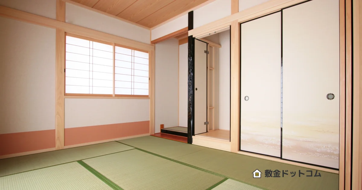 原状回復工事前の賃貸物件の室内の様子